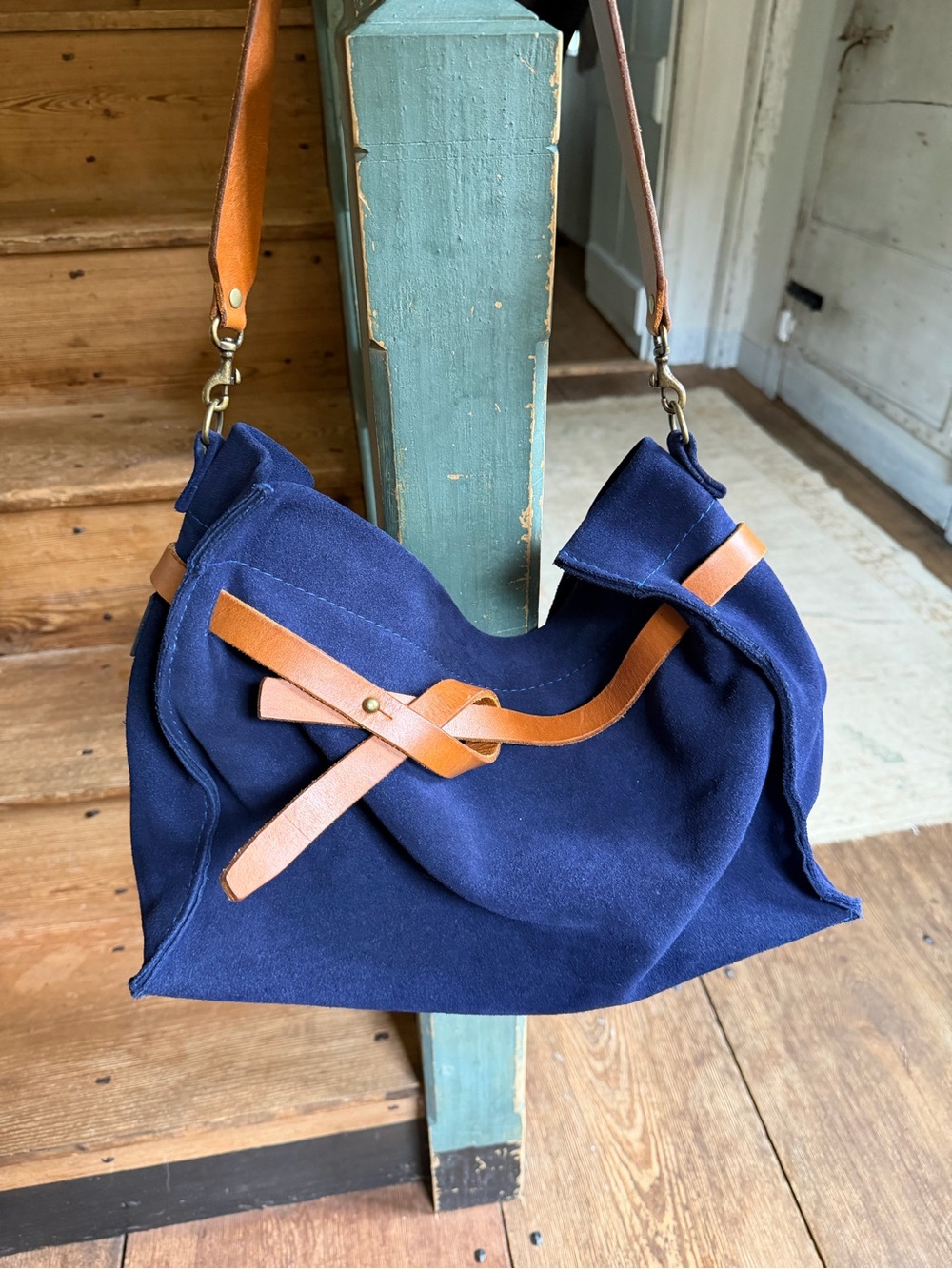 Navy suede Blair - mint condition